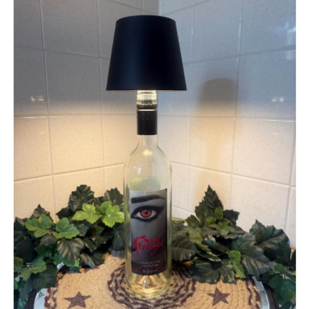Wine Bottle Accent Lamp Rechargeable Shade Bar Lighting Ambient Cool Warm Decor